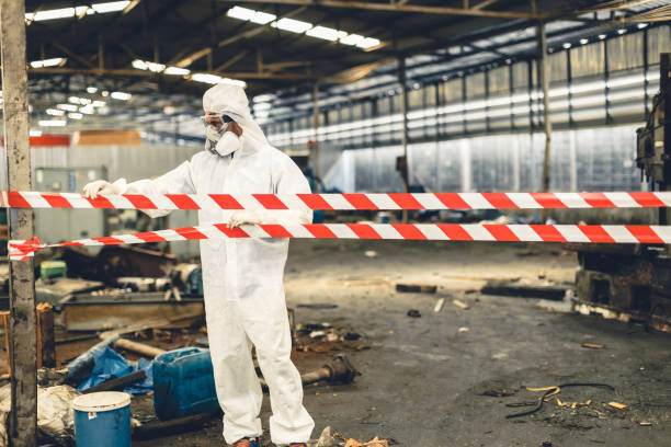 Professional Unattended Death Cleanup technician working in Belleville, AR